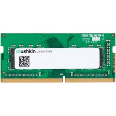 Оперативна пам'ять Mushkin 8 GB SO-DIMM DDR4 3200 MHz Essentials (MES4S320NF8G) фото