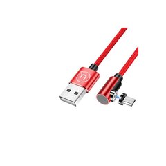 Кабель USB Usams microUSB U54 Right-Angle Magnetic 2A 1.0m Red фото