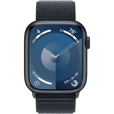 Смарт-годинник Apple Watch Series 9 GPS 41mm Midnight Aluminum Case w. Midnight Sport Loop (MR8Y3) фото