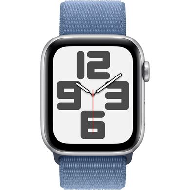 Смарт-годинник Apple Watch SE2 (2023) GPS + Cellular 40mm Silver Aluminium Case with Winter Blue Sport Loop - (MRGQ3) фото