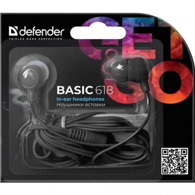 Навушники Defender Basic 618 Black (63618) фото