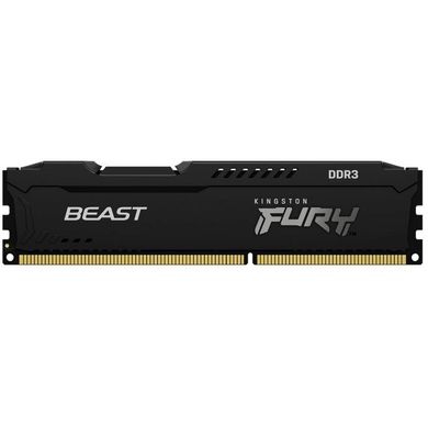 Оперативна пам'ять Kingston FURY 4 GB DDR3 1600 MHz Beast Black (KF316C10BB/4) фото