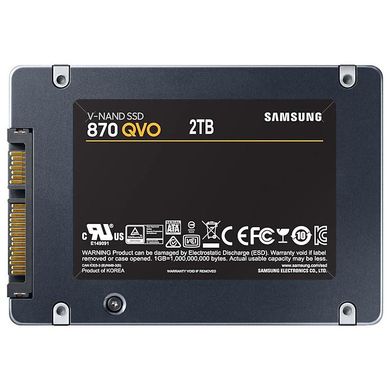 SSD накопитель Samsung 870 QVO 2 TB (MZ-77Q2T0BW) фото