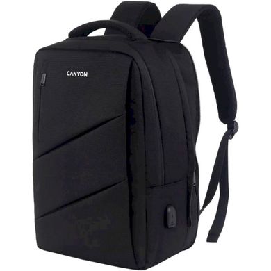 Сумка та рюкзак для ноутбуків Canyon Urban BPE-5 15.6" Black (CNS-BPE5B1) фото
