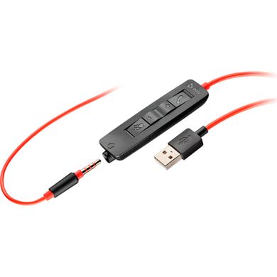 Навушники POLY BlackWire C3315-M USB-A HS Mono Black (76J13AA) фото