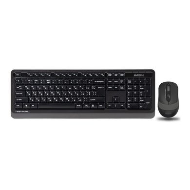 Комплект (клавіатура+миша) A4Tech Fstyler FG1010 Black/Grey фото