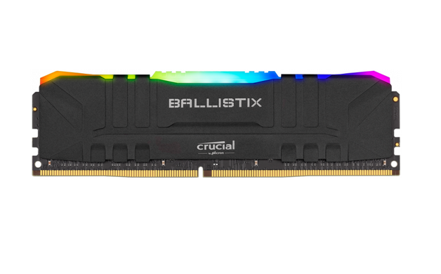 Оперативна пам'ять Crucial 8 GB DDR4 3200MHz Black RGB (BL8G32C16U4BL) фото