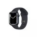 Apple Watch Series 7 GPS 41mm Midnight Aluminum Case With Midnight Sport Band (MKMX3)