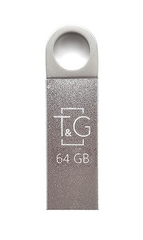 Flash память T&G 64 GB Metal series Silver (TG026-64G) фото