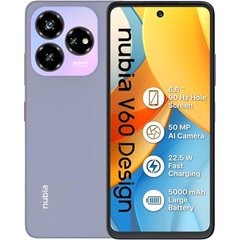 Смартфон ZTE Nubia V60 Design 6/256GB Purple фото