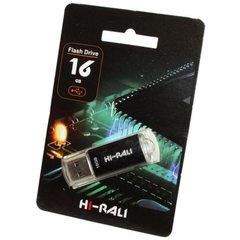 Flash память Hi-Rali 16 GB Rocket series Black (HI-16GBVCBK) фото