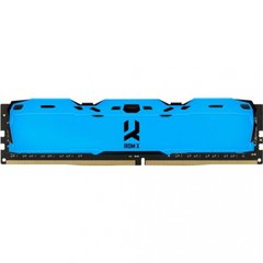 Оперативна пам'ять GOODRAM 8 GB DDR4 3200 MHz IRDM X BLUE (IR-XB3200D464L16SA/8G) фото
