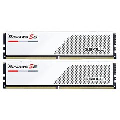 Оперативна пам'ять G.Skill DDR5 32GB (2x16GB) 5600Mhz Ripjaws S5 White (F5-5600J2834F16GX2-RS5W) фото