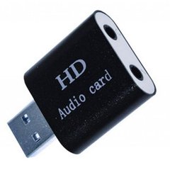 Кабели и переходники Dynamode USB-SOUND7-ALU_BLACK