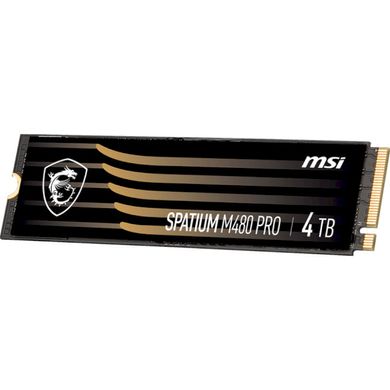 SSD накопитель MSI Spatium M480 Pro 4 TB (S78-440R050-P83) фото