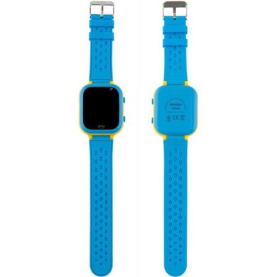 Смарт-часы AmiGo GO009 Camera+LED WIFI Blue-Yellow фото
