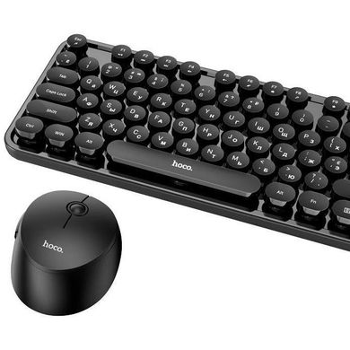 Комплект (клавиатура+мышь) HOCO DI25 Palladis Black (DI25B) фото