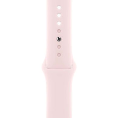 Смарт-годинник Apple Watch Series 9 GPS 41mm Pink Aluminum Case w. Light Pink S. Band - S/M (MR933) фото