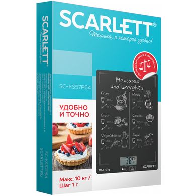 Ваги кухонні Scarlett SC-KS57P64 фото