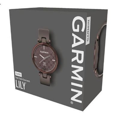 Смарт-часы Garmin Lily Dark Bronze Bezel with Paloma Case and Italian Leather Band (010-02384-B0) фото