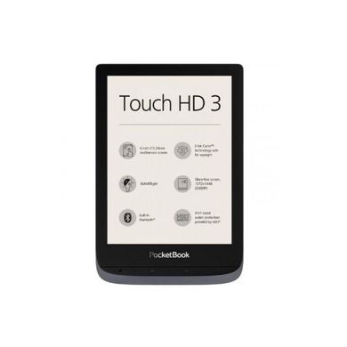Электронная книга PocketBook 632 Touch HD 3 Metallic Gray (PB632-J-WW) фото