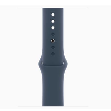 Смарт-годинник Apple Watch Series 9 45mm Midnight (MR9Q3) with Apple Watch 45mm Storm Blue Sport Band M/L (MT3R3) фото