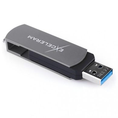 Flash память Exceleram P2 Black/Gray USB 3.1 EXP2U3GB64 фото