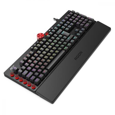 Клавіатура AOC AGK700 Gaming RGB Cherry MX Red Switch (AGK700DR2R) фото