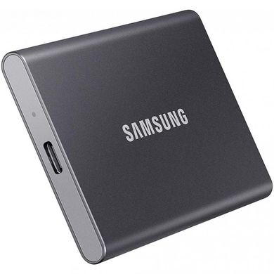 SSD накопичувач Samsung T7 500 GB Titan Gray (MU-PC500T/WW) фото