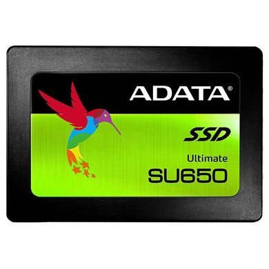 SSD накопичувач ADATA Ultimate SU650 480 GB (ASU650SS-480GT-C) фото