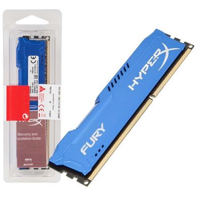 Оперативная память Память Kingston 4 GB DDR3 1600 MHz HyperX FURY (HX316C10F/4) фото