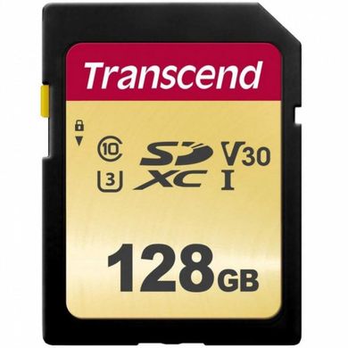 Карта памяти Transcend 128 GB SDXC UHS-I U3 500S TS128GSDC500S фото