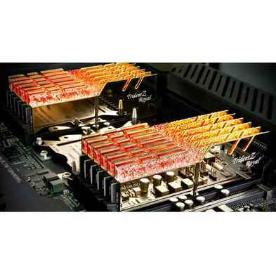 Оперативна пам'ять G.Skill 32 GB (2x16GB) DDR4 3600 MHz Trident Z Royal (F4-3600C16D-32GTRGC) фото