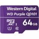 WD 64 GB microSDXC UHS-I Class 10 Purple QD101 WDD064G1P0C детальні фото товару