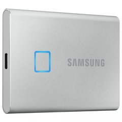 SSD накопичувач Samsung T7 Touch 1 TB Silver (MU-PC1T0S/WW) фото