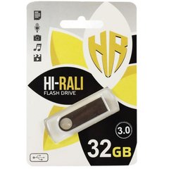 Flash память Hi-Rali 32GB Shuttle Series USB 3.0 Silver (HI-32GB3SHSL) фото