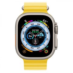 Смарт-годинник Apple Watch Ultra GPS + Cellular 49mm Titanium Case with Yellow Ocean Band (MNH93/MNHG3) фото