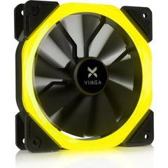 Вентилятор Vinga LED fan-01 yellow фото