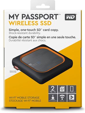 SSD накопитель WD 2TB My Passport Wireless (WDBAMJ0020BGY ) фото