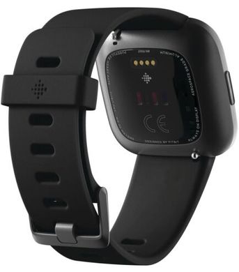 Смарт-годинник Fitbit Versa 2 Health and Fitness Black/Carbon фото