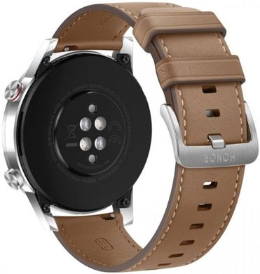Смарт-годинник Huawei Honor Magic Watch 2 MNS-B39 46mm Flax Brown Brown Leather Strap фото