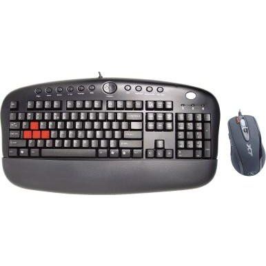Комплект (клавіатура+миша) A4Tech KX-2810BK фото