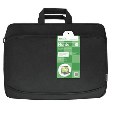 Сумка та рюкзак для ноутбуків Defender Monte 17 Black (26065) фото