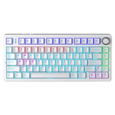 Клавіатура Aula F75 keycap KRGD Blue USB EN/UA White (6948391202839) фото