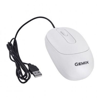 Миша комп'ютерна Gemix GM145 USB White (GM145WH) фото