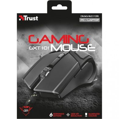 Мышь компьютерная Trust GXT 101 Gaming Mouse (21044) фото