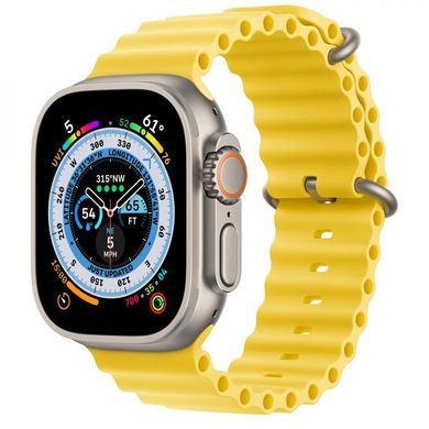 Смарт-годинник Apple Watch Ultra GPS + Cellular 49mm Titanium Case with Yellow Ocean Band (MNH93/MNHG3) фото