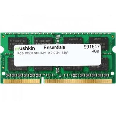 Оперативная память Mushkin 4 GB SO-DIMM DDR3 1333 MHz Essentials (991647) фото