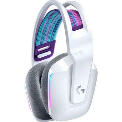 Навушники Logitech G733 LIGHTSPEED Wireless RGB WHITE (981-000883) фото