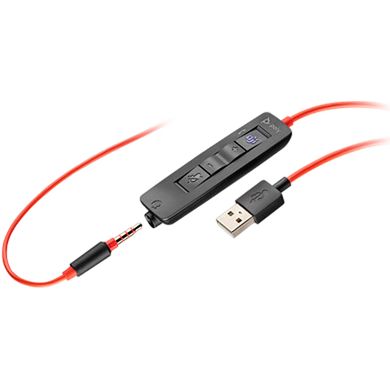 Навушники POLY BlackWire C3325-M USB-A HS Stereo Black (76J21AA) фото